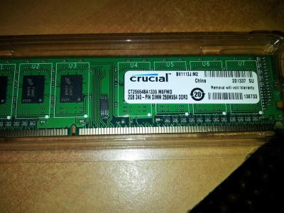 Лот: 5115721. Фото: 1. DDR3 DIMM 2Gb PC10600 1333MHz... Оперативная память