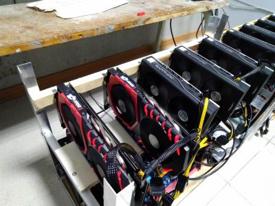 Лот: 13880184. Фото: 1. Майнинг ферма rx580. Майнинг фермы, товары для майнинга
