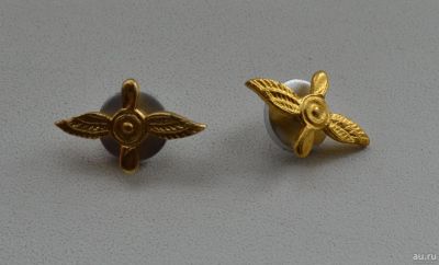 Лот: 13959295. Фото: 1. Петличная эмблема ВВС. Нашивки, шевроны, погоны