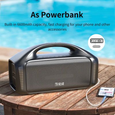 Лот: 25783169. Фото: 1. Bluetooth-колонка Tribit StormBox... Портативные, беспроводные колонки