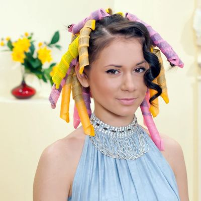 Лот: 3685980. Фото: 1. Бигуди (шикарные локоны) . Уход за волосами 