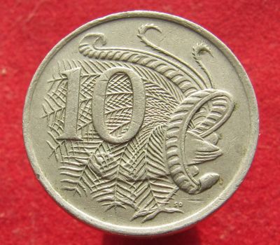 Лот: 14959508. Фото: 1. Австралия 10 центов, 1975г. Остальные страны