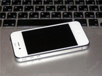 Лот: 1645143. Фото: 1. iphone 4 (обмен) рст. Смартфоны