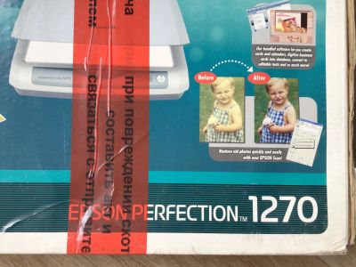 Лот: 21993079. Фото: 1. Сканер Epson Perfection 1270. Сканеры