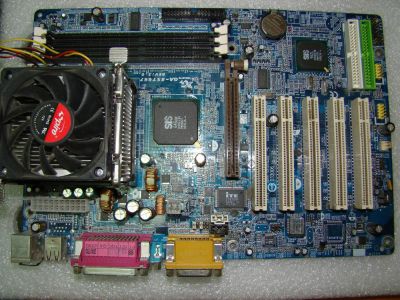 Лот: 5401810. Фото: 1. Комплект материнская плата Gigabyte... Материнские платы