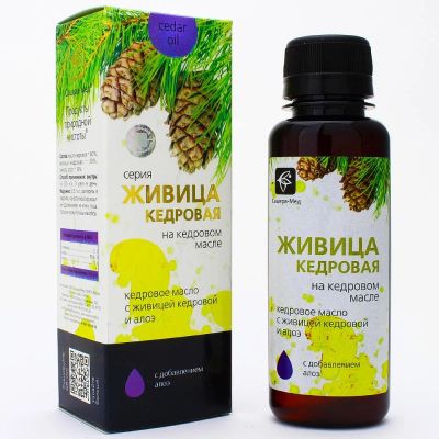 Лот: 12963412. Фото: 1. Живица кедровая 30% с алоэ, 100... Народная медицина, БАДы