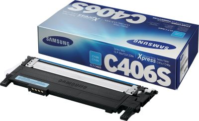 Лот: 18866501. Фото: 1. Тонер-картридж Samsung CLT-C406S... Картриджи, расходные материалы
