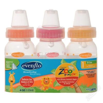 Лот: 2029634. Фото: 1. Evenflo Анатомические бутылки. Всё для кормления