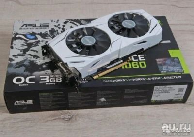 Лот: 10465290. Фото: 1. Asus nvidia geforce gtx 1060 OC... Видеокарты