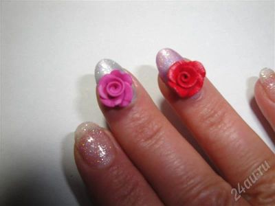 Лот: 459942. Фото: 1. Изделия из полимерной глины Цветы... Другое (ювелирные изделия, бижутерия, часы)