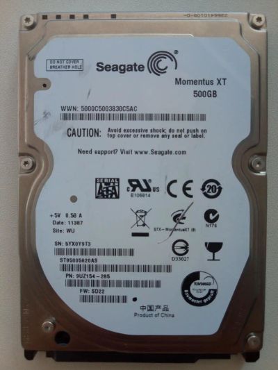 Лот: 11706604. Фото: 1. Seagate 2.5 500gb. Жёсткие диски (HDD)