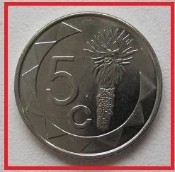 Лот: 14060705. Фото: 1. Намибия 5 центов 2015 (№). Африка