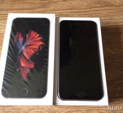 Лот: 13793241. Фото: 1. iPhone 6S 16GB Space Gray+стекло... Смартфоны