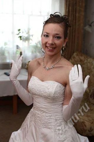 Лот: 397530. Фото: 1. Элегантное свадебное платье. Другое (свадебная мода)