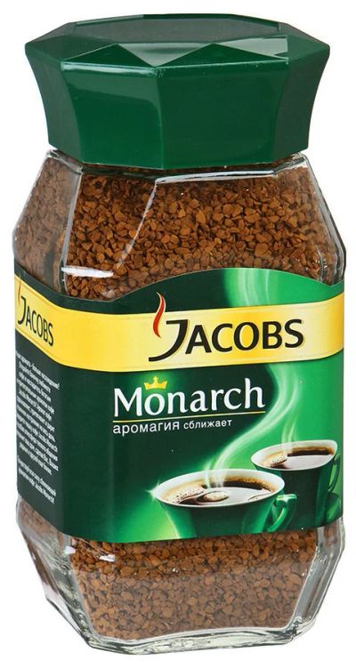 Лот: 10576675. Фото: 1. Кофе растворимый Jacobs Monarch... Чай, кофе, какао