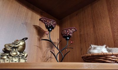 Лот: 12775360. Фото: 1. Подсвечник для двух свечек. Подсвечники, канделябры
