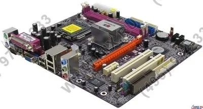 Лот: 9486468. Фото: 1. Материнская плата Elitegroup P4M890T-M... Комплекты запчастей