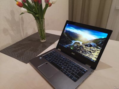 Лот: 15601521. Фото: 1. Ноутбук Acer spin 5 sp513-52n... Ноутбуки