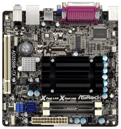 Лот: 4974767. Фото: 1. ASRock AD2550B-ITX. Материнские платы