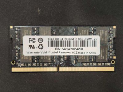 Лот: 24006747. Фото: 1. Оперативная память DDR4 8gb 2666Mhz... Оперативная память
