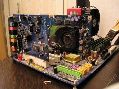 Лот: 2874338. Фото: 1. Core2Duo E4400 + 2GB DDR2 + MB... Компьютеры в сборе