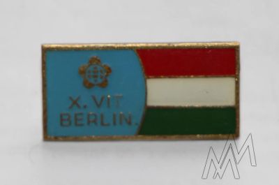 Лот: 9135599. Фото: 1. Знак: X. vit Berlin. Всемирный... Сувенирные