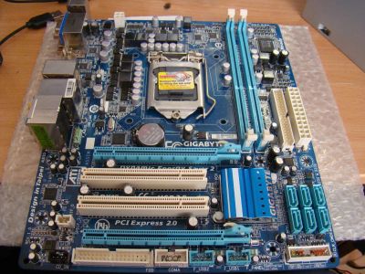 Лот: 4196842. Фото: 1. Материнская плата S1156 (LGA1156... Материнские платы