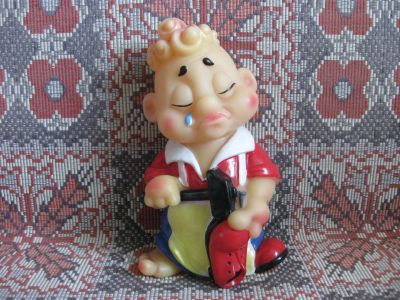 Лот: 19343134. Фото: 1. Игрушка резиновая, из резины Башмачник... Игрушки