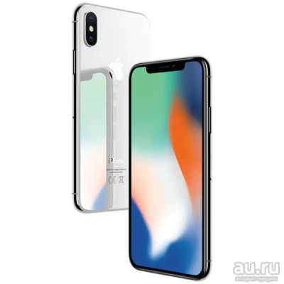 Лот: 11028063. Фото: 1. Apple iPhone X US 64Gb Silver... Смартфоны