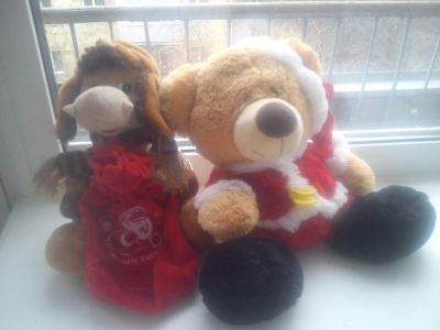 Лот: 4701035. Фото: 1. Игрушки мягкие новогодние. Подарки на Новый год