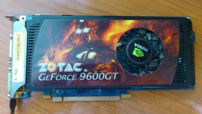 Лот: 5738671. Фото: 1. Видеокарта ZOTAC GeForce 9600... Видеокарты