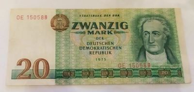 Лот: 19920191. Фото: 1. Германия (ГДР) 20 марок 1975. Германия и Австрия