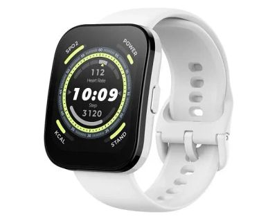 Лот: 20886490. Фото: 1. Часы Amazfit A2215 Bip 5 Cream... Смарт-часы, фитнес-браслеты, аксессуары