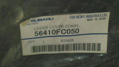 Лот: 4026311. Фото: 1. Пыльник двигателя Subaru Forester. Кузов
