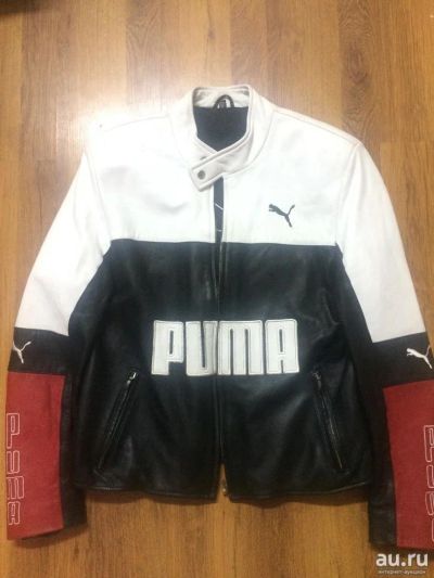 Лот: 5511109. Фото: 1. Кожаная куртка Puma.100% оригинал... Верхняя одежда