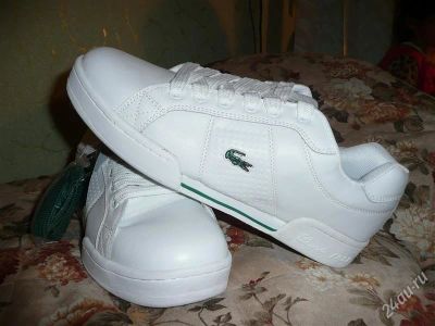 Лот: 2382527. Фото: 1. Кроссовки новые Lacoste Нат.кожа... Кеды, кроссовки, слипоны