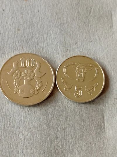 Лот: 18547648. Фото: 1. 5, 10 центов 2004 г. Кипр. Один... Европа