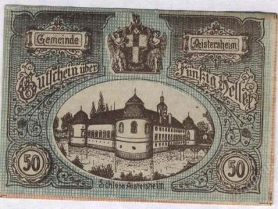 Лот: 1416846. Фото: 1. Австрия. Нотгельд. 50 геллер 1920г... Германия и Австрия