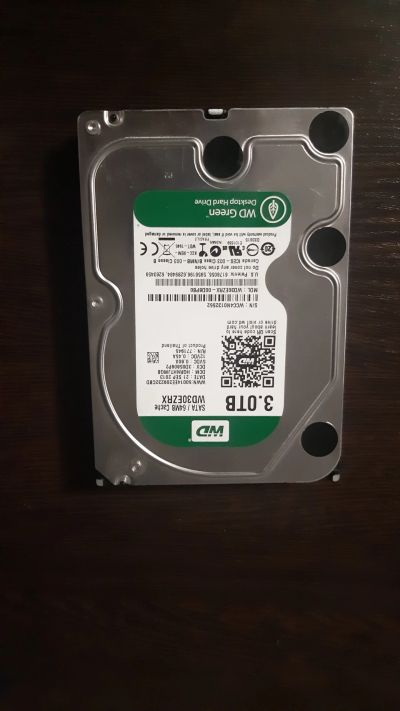 Лот: 15492368. Фото: 1. 3 тб жесткий диск wd green. Жёсткие диски (HDD)
