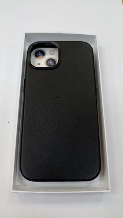 Лот: 25525703. Фото: 1. Защитный чехол Iphone 14 "кожаный... Чехлы, бамперы