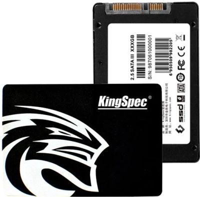 Лот: 15221288. Фото: 1. SSD KingSpec 360 гб, SATA3. SSD-накопители