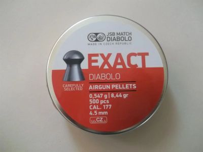 Лот: 3946105. Фото: 1. Пульки JSB Exact Diabolo 0,547... Аксессуары, запчасти
