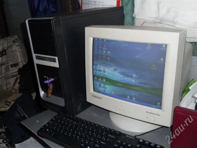 Лот: 182904. Фото: 1. Intel Celeron 1.7 box/мать gigabyte... Компьютеры в сборе