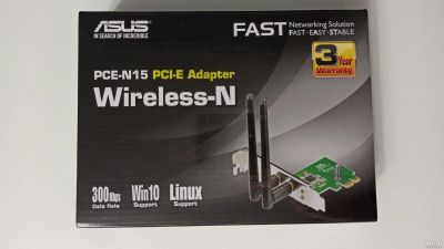 Лот: 18361370. Фото: 1. Wi-Fi адаптер ASUS PCE-N15. WiFi, Bluetooth адаптеры