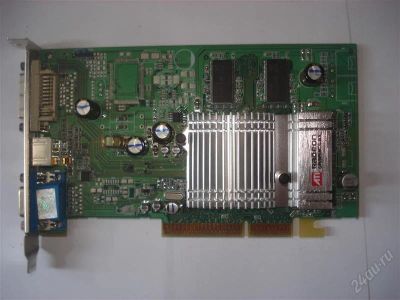 Лот: 1918025. Фото: 1. Видеокарта radeon 9600 128mb DDR... Видеокарты
