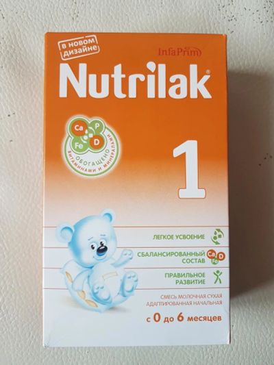 Лот: 9975328. Фото: 1. Nutrilak Нутрилак 1 смесь. Детское питание