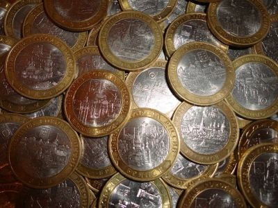 Лот: 8679119. Фото: 1. Юбилейные монеты - десятки. Россия после 1991 года