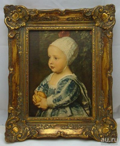 Лот: 12675991. Фото: 1. Картина репродукция Antoon van... Другое (антиквариат)