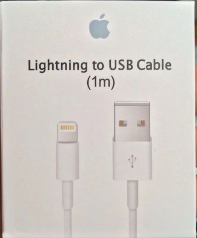 Лот: 11442829. Фото: 1. Оригинальный кабель iphone lightning... Дата-кабели, переходники