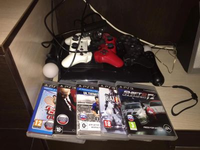 Лот: 4785984. Фото: 1. Playstation 3 500gb super slim... Игровые приставки, консоли
